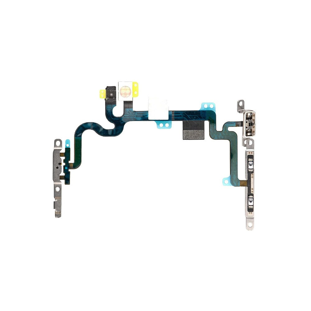 Power Flex Cable Volume Buttons Mute Switch With Brackets and Flash for iPhone 7 Power Flex Cable Volume Buttons Mute Switch With Brackets and Flash for iPhone 7